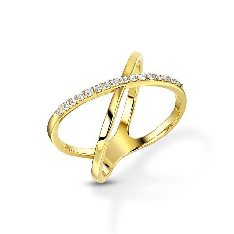 Anillo CikOrefice Gioielli Mujer in Oro Zircone A522B10 - A522B10